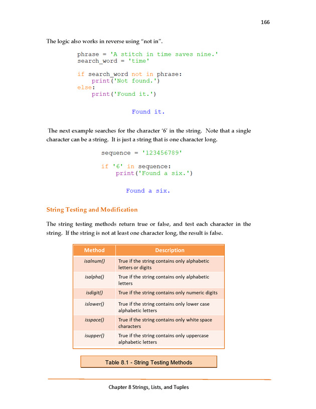 Introduction to Python Programming: Starting Out with IDLE - Strings, Lists, Dictionaries, and Sets 6